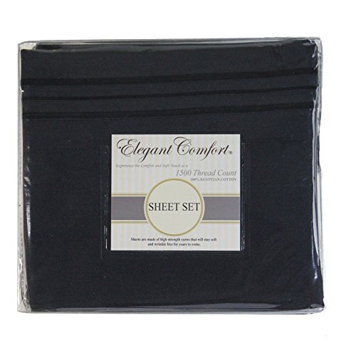 Elegant Comfort Best Softest Coziest Bed Sheets Ever 1800 Premier Brushed Luxury Wrinkle Resistant Bedding Sheets - Deep