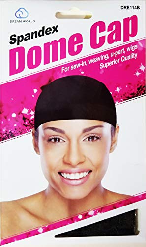 Dream World Spandex Dome Cap - Black