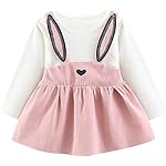 Baby Girls Clothing Rabbit Style Long Sleeve Dress