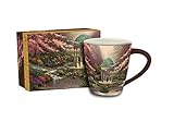 Lang Pools Of Serenity Cafe Mug by Thomas Kinkade, Multicolored