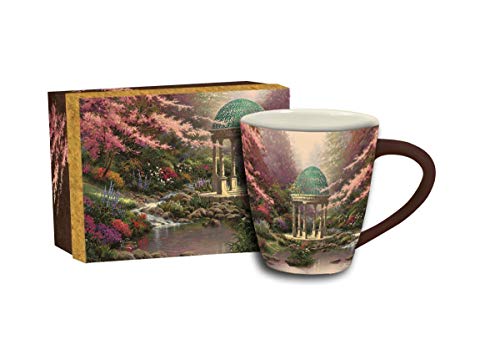 Lang Pools Of Serenity Cafe Mug by Thomas Kinkade, Multicolored