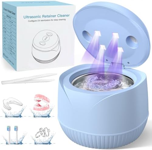 Amazon.com: Dental Ultrasonic Retainer Cleaner Machine: 45kHz Dental ...