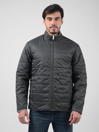 Image of Numero Uno Men's Solid Regular Fit Black Jacket