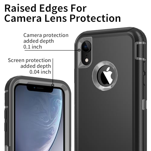 Coque iPhone X/XS 3 couches de protection intégrale durable - 4