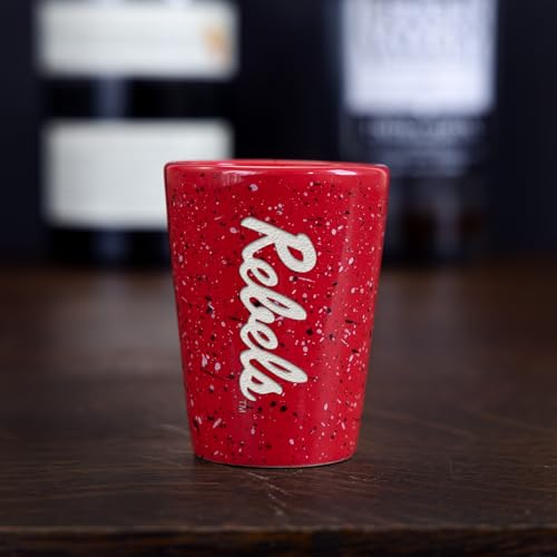 Verre à shot céramique Ole Miss gravé laser cadeau idéal - 3