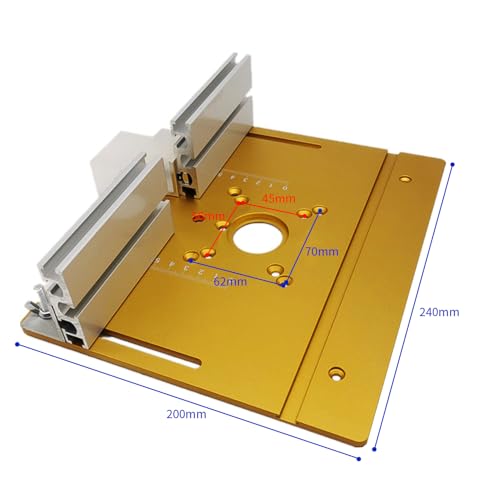 Router Table Insert Plate, Router Lift, Aluminum Router Table Plate for ...