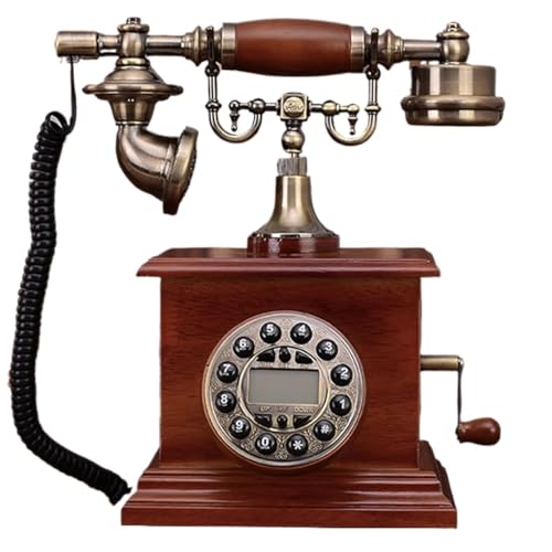 Téléphone rétro pour maison et salon avec écran LCD rétroéclairé