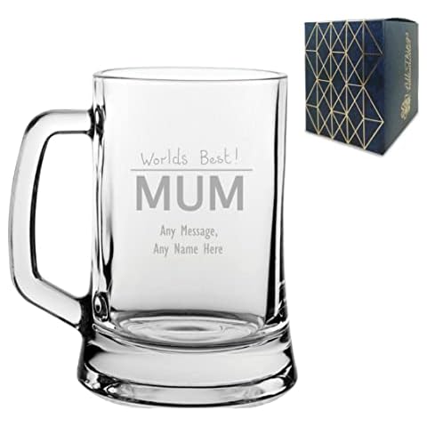 Personalised Engraved Mothers Day Beer Mug Cover