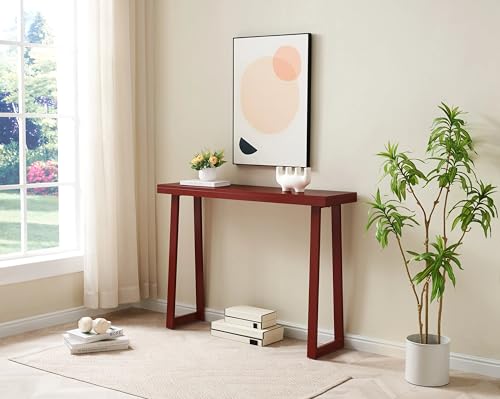 KB Designs Modern Console Table - Narrow Side Table, Compact