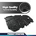 PIT66 Under Engine Splash Shield Cover Compatible with Lexus ES350 2007-2012 Left & Right Side Black Splash Shield Cover 5144133120, 5144233120, LX1228105, LX1228106