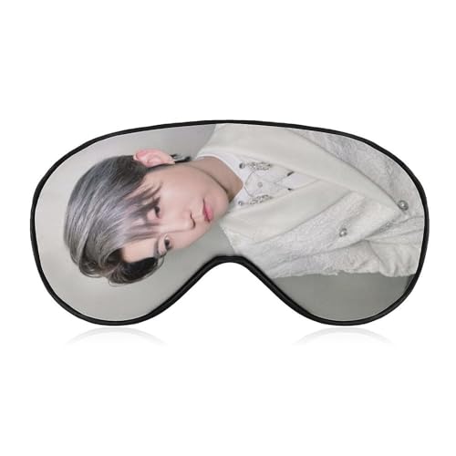 ミセス・グリーン・アップル ミセス-若井 滉斗 アイマスク 通気性 遮光 目隠し 軽量 調節でき 洗濯でき 睡眠用 ポリエステル 自由調整可能 収納便利 旅行 昼寝 人気 推し アイドル スター 芸能人 ギフト プレゼント