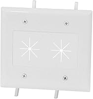 Vista 10 de DATA COMM Electronics 45-0001-BK - Placa empotrable de bajo voltaje de 1 banda, ocultador de cables, gestión de cables en la pared, cubierta