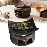 Ceramic Aromatherapy Stove Essential Oil Burner,2026 New Ceramic Aromatherapy Stove Essential Oil,Nature's Wellness Aromatherapys Kit,Zen Incense Burner Kit for Home Office Meditation