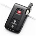 Toyota Prius Key Fob Cover Case Shell Replacment with Blank Key 2004-2009