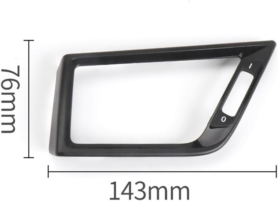 Air conditioning vents Left Right Row Wind Air Conditioning Vent Grill Outlet Panel Plate Cover Fit For X1 Series E84 Accessories 2010-2016(Left Polish)