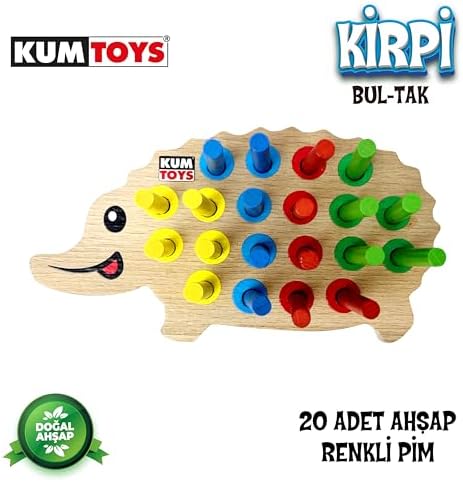 Kumtoys Oyuncak Kirpi Bul Tak - Görsel 3