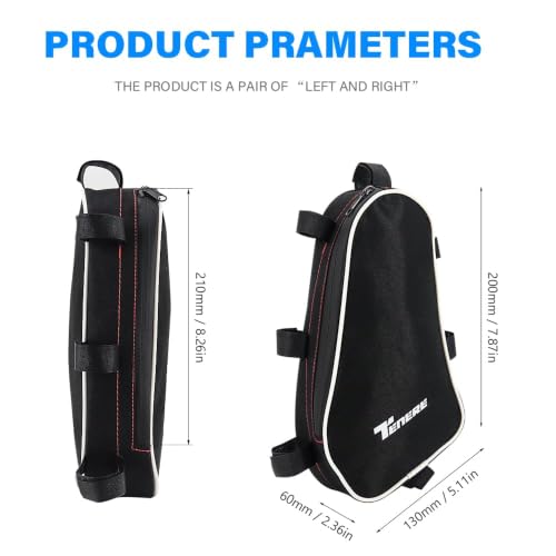 Alforjas para marco de motocicleta para YAMAHA Tenere700 XTZ 700, impermeables, capacidad 1.5 litros, fáciles de montar y desmontar miniatura 3