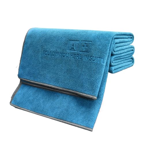 Paños de limpieza de microfibra - Toallitas de limpieza de felpa superabsorbentes grandes | Toallas de coche ultra absorbentes | Paño absorbente sin arañazos para lavado de coches, hogar, cocina y