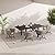 Grand patio 7-Piece Outdoor Dining Set for 6, Patio Dining Furniture Set for 6 Swivel Rope Wicker Chairs & 1 Expandable Rectangular Dining Table, Grey