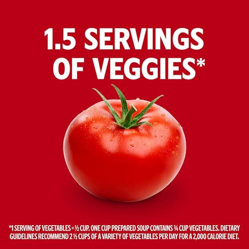 Image of Campbell's Condensed Heart Healthy Tomato Soup, 23.2 oz Family Size Can (12 Pack)
