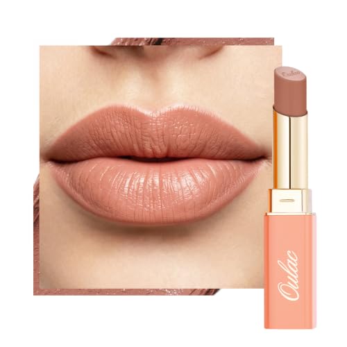 Image of Oulac Satin Matte Lipstick Orange - Brown Long Lasting Lip Stick, Intense Color with Smooth Creamy Texture Lip Colour, Moisturizing & Weightless Formula, Vegan & Cruelty-Free, 4.3g, SG05 Body Talk
