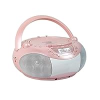 ポータブルCDプレーヤー ラジオAM／FM付きシルバー Amazon.co.jp: WINTECH AM/FMラジオ機能搭載CDラジオ CD