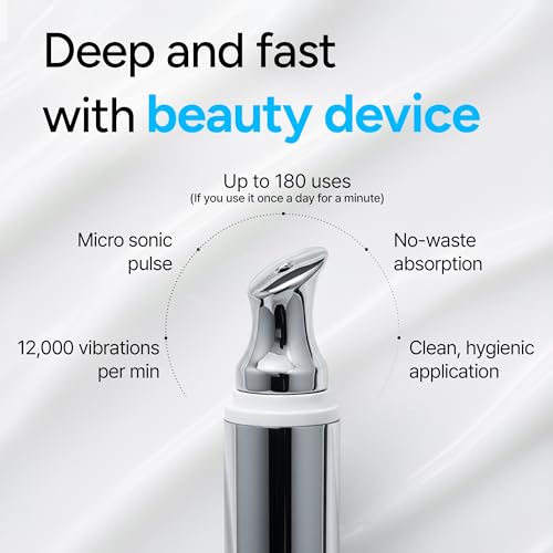 Image of Spicule Eye Cream with Vibrating Device for Skin Barrier & Elasticity Care - Hydration, Strengthening, Firming with Hyaluronic Acid Spicule - Korean Skincare (20ml 0.6 fl oz)