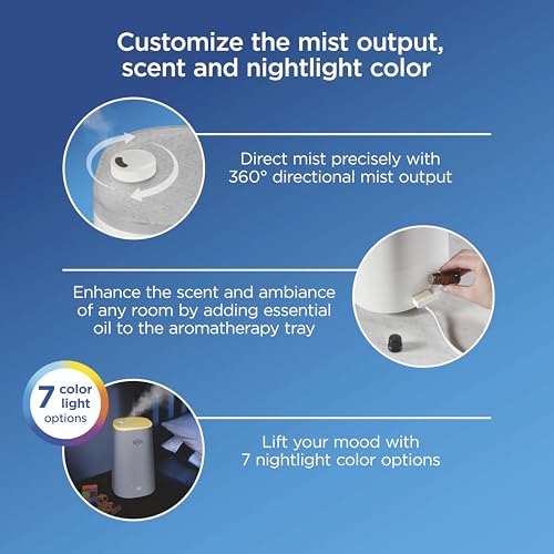 Clorox Air Humidifier for Bedroom With Germ and Bacteria Reducing UV LED - image 7