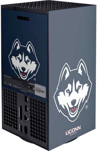 Skinit Decal Gaming Skin Compatible with Xbox Series X Digital Edition Console - Officially Licensed University of Connecticut Huskies Design