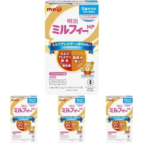 Amazon.co.jp: 明治ミルフィーHP スティックパック 14.5g×6本 (× 4