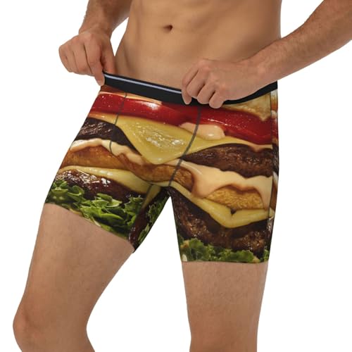 Potato Chips Funny Food Men'S Boxer Briefs Comfort Soft Stretch Long Leg Underwear2