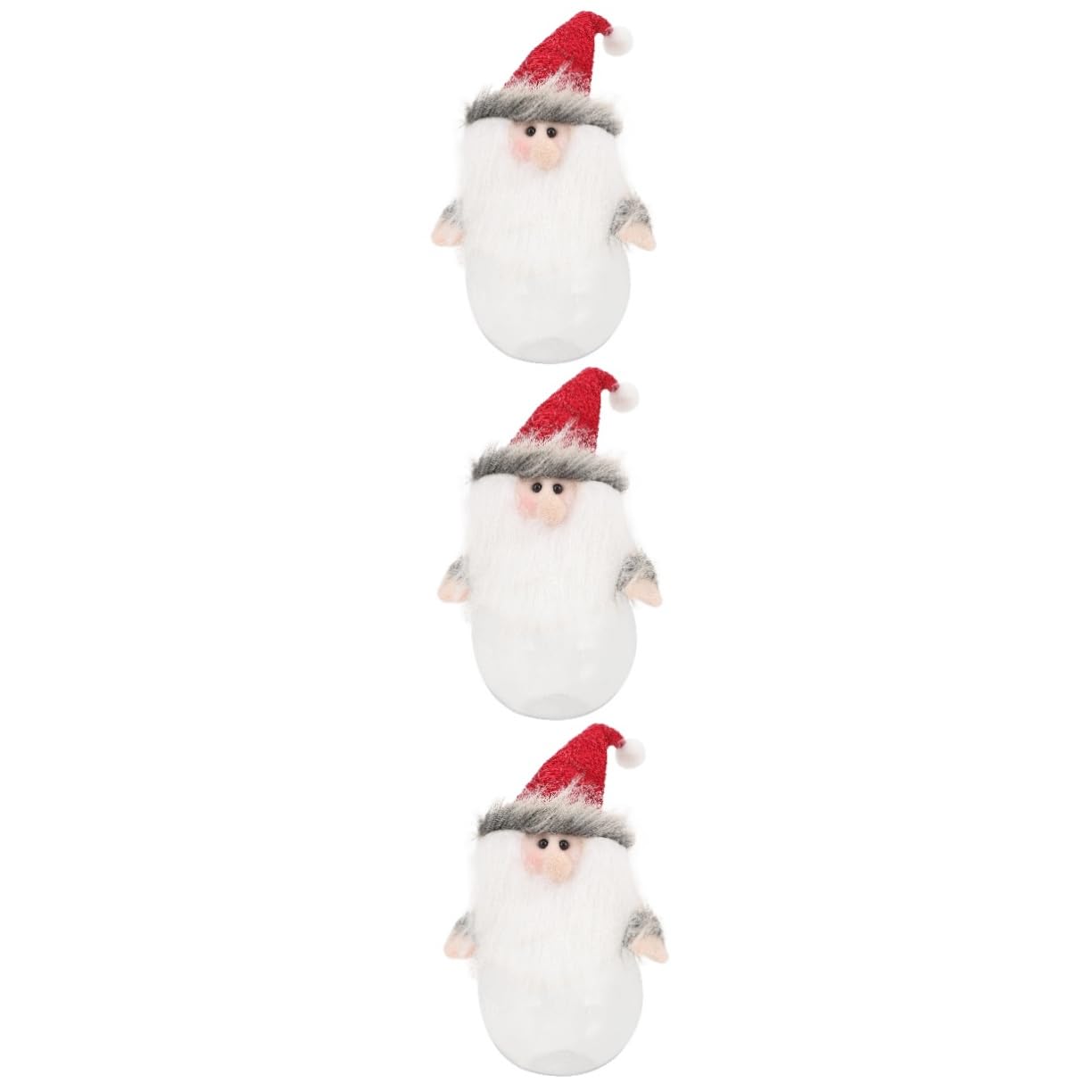 NUOBESTY 3pezzi Scatola Decorativa Natale Forma Natale Contenitore Trasparente Per Caramelle e Dolciumi Perfetta Per Feste e Celebrazioni Natalizie