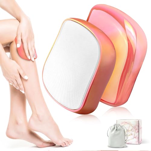 Nano Epilierer, Epilierer damen, Epilierer herren, wiederverwendbar, magischer Kristallepilierer für Körper, Beine, Arme und Rücken (Rosa)