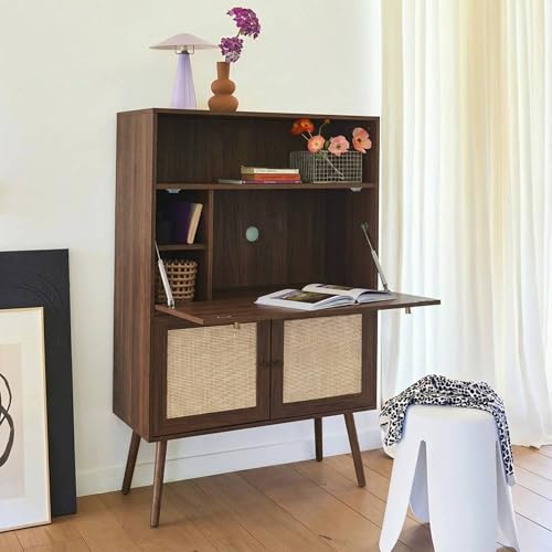 Bureau secrétaire décor bois Boheme sweeek pour salon chic
