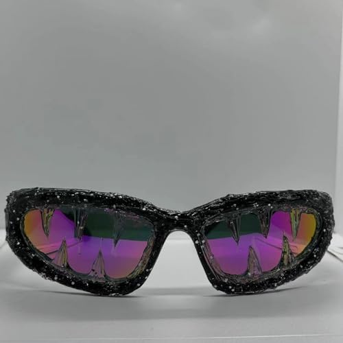 Image of Wrap Around Y2K Sunglasses Men And Women Cool Sunglasses Personalized Street Party sunglasses N45