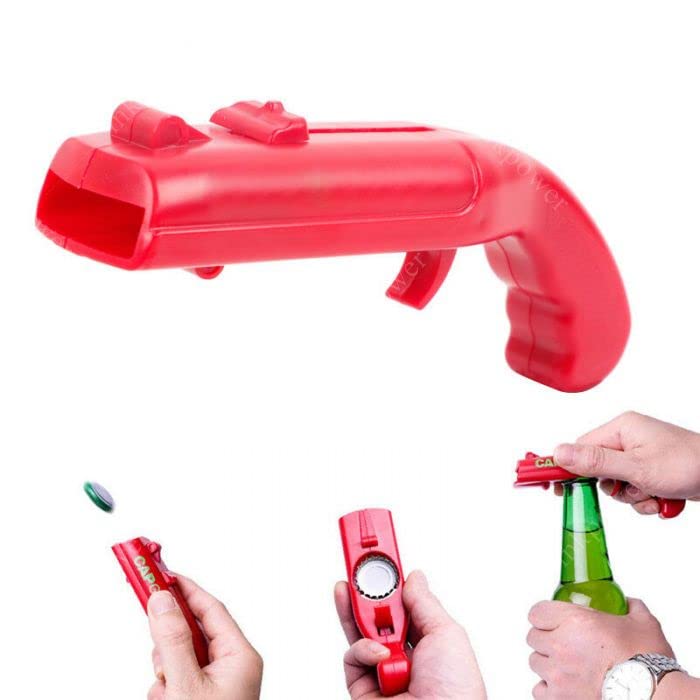 Aiwanto Bottle Opener Gun Shape Cap Opener for Drinking Home Bar Party