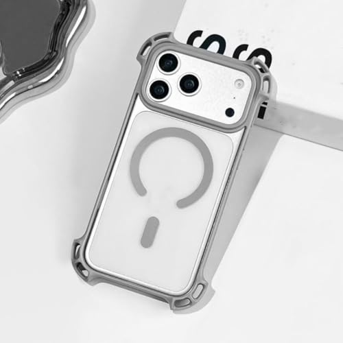 Étui de luxe iPhone 16 Pro Max antichoc en cristal acrylique et polycarbonate