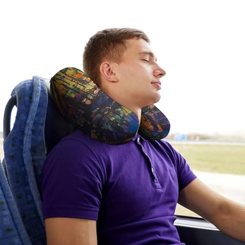 Almohada cuello espuma viscoelástica tamaño único miniatura 7