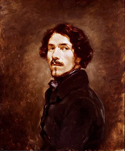 Toile modern peinture de Delacroix une qualité musée pour votre salon