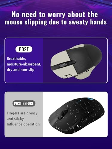Grip anti-transpiration Logitech G604 bande souris réutilisable - 6
