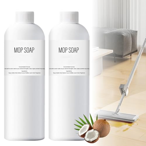 stray poet 2Pcs 2026 New Mop Soap Mop Soap For Floor Cleaning Multipurpose Mops Soaps For Home Cleaning And Bathroom & Kitchen Cleaner Supplies(2 * 120ML)