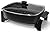 Elite Gourmet EG-6203# Extra Deep 16"x13"x3.2" (10.5Qt.) Scratch Resistant, Easy Pour Spout Dishwasher Safe, Non-stick Electric Skillet with Glass Vented Lid, Adjustable Temperature, Black