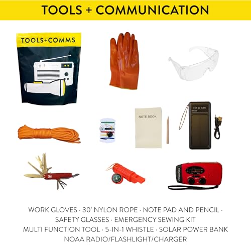 Image of Complete Earthquake Bag - 3 Day Emergency kit for Earthquakes, Hurricanes, Wildfires, Floods + Other disasters