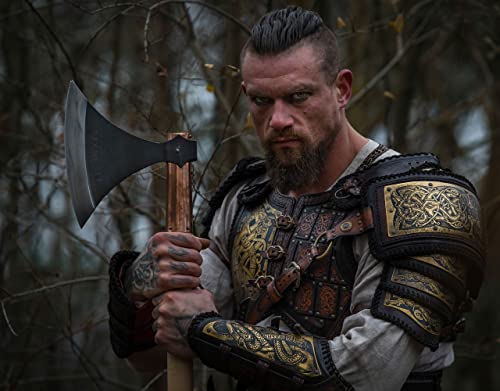 Image of Norse Tradesman Broad Dane Axe, 8.5 in Carbon Steel Blade, 5 ft Haft