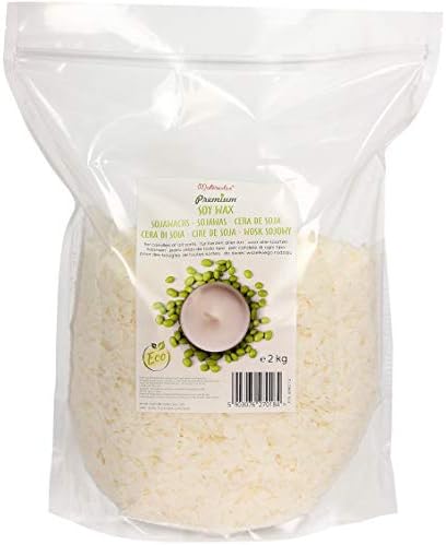 Premium Soy Wax Flakes for Candle Making - Various Sizes - 2kg