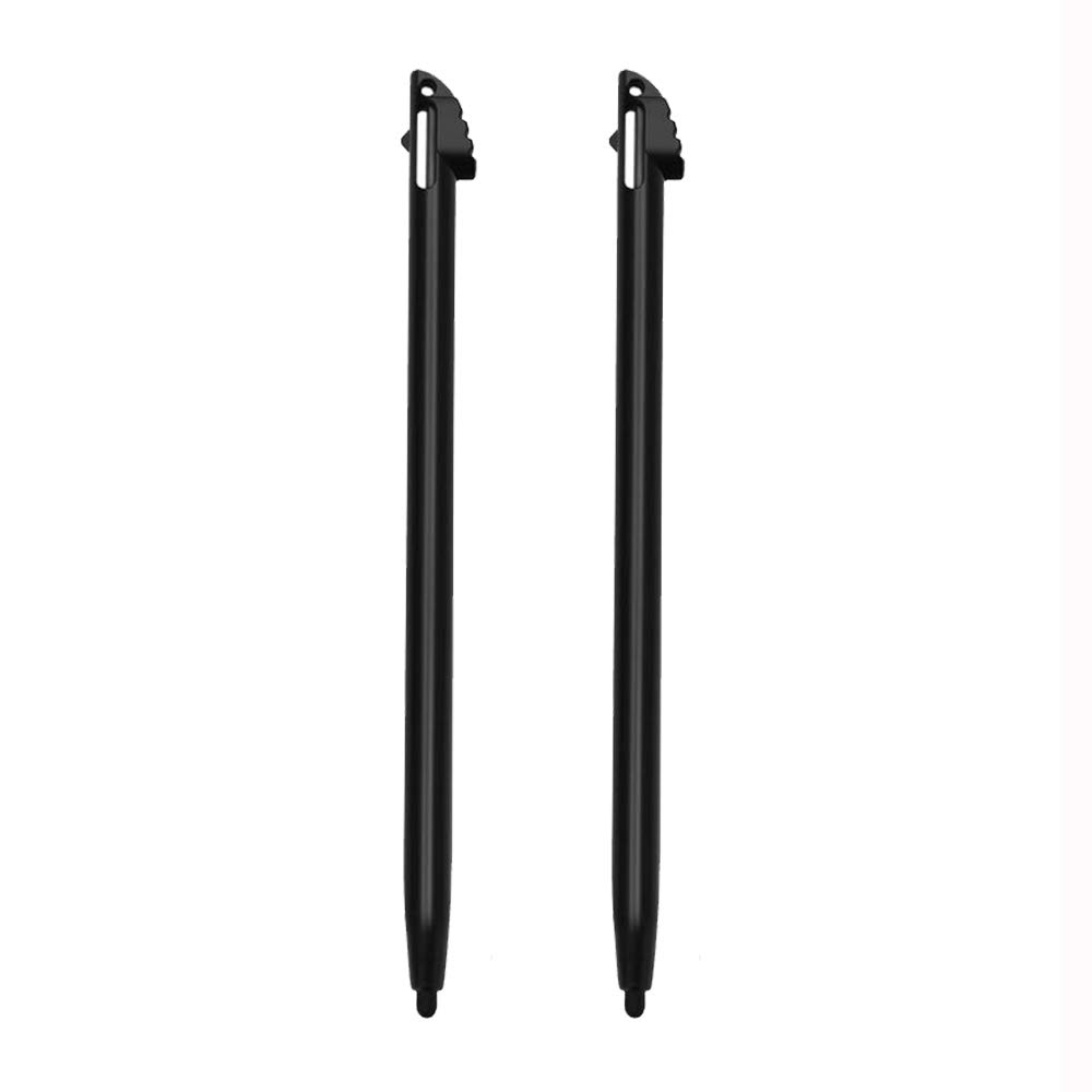2 Pcs Plastic Touch Screen Stylus Pen for Nintendo 3DS XL - Black