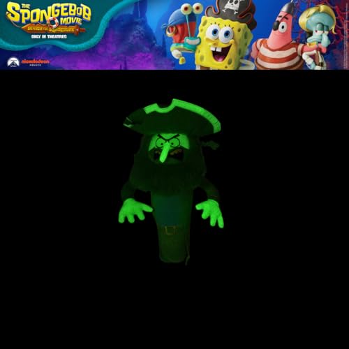 Image of Spongebob Squarepants The Flying Dutchman Kids Plush Cuddle Pillow, Glow in The Dark, Super Soft & Cozy, (Officially Licensed Product) By Franco Collectibles