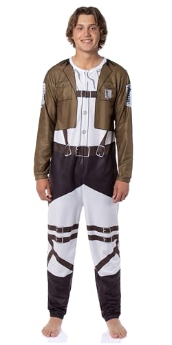 Pyjama une pièce Attaque des Titans combinaison Eren Jaeger Scout Regiment adulte