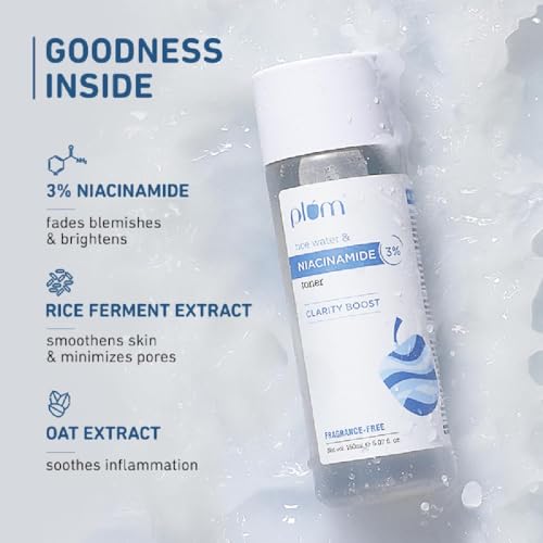 Plum 3% Niacinamide & Rice Water Face Toner | With Rice Ferment Extract | Alcohol-Free Toner | Fades Blemishes, Brightens Skin | Smoothens Skin |... - Image 5