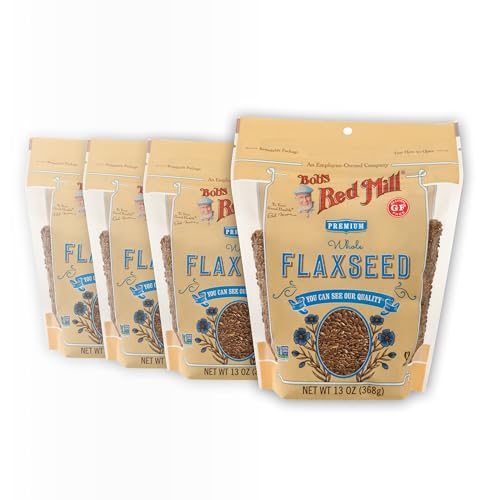 Bob's Red Mill Brown Flaxseeds, 13oz (Pack of 4) - Non GMO, Gluten Free, Vegan, Paleo Friendly, Raw, Sproutable, Kosher - image 1